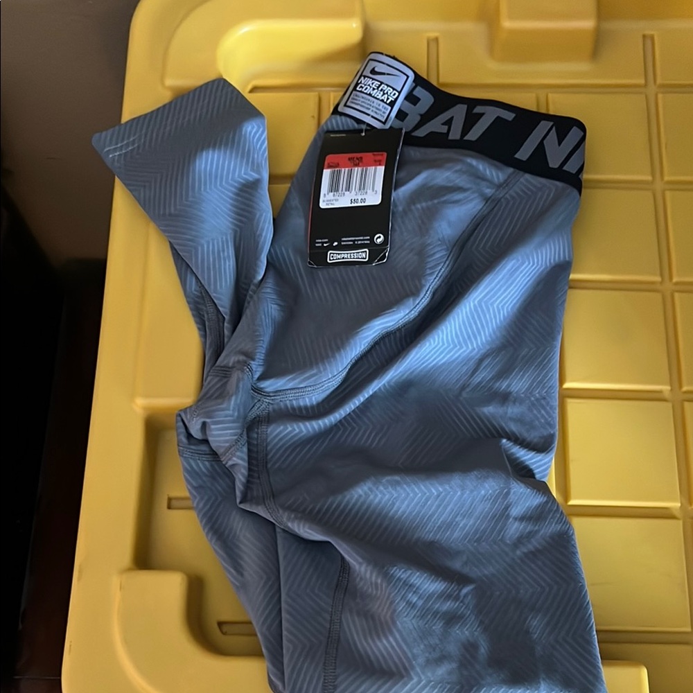 Nike Combat Gray Compression Shorts